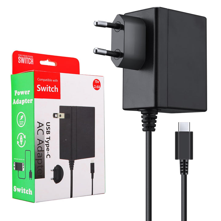 Netzteil für Switch/Switch OLED, PD Typ C Ladegerät unterstützt TV und Handheld Modus Reise Charger