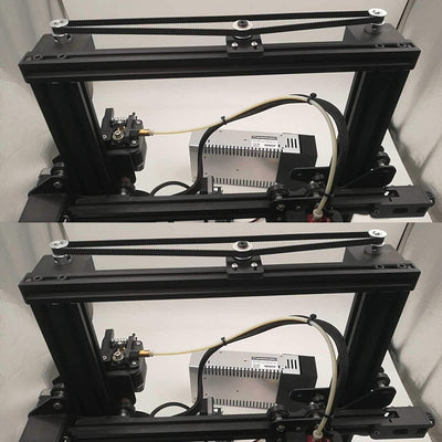 Upgrade Kit Dual Z Axis 3D Drucker Upgrade Kit mit Einstufen-Motor-Spannungsriemen, für Ender-3, Sch