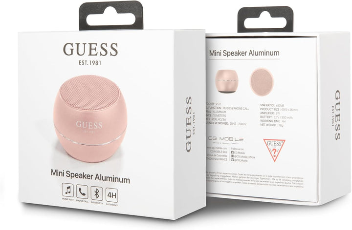 CG MOBILE Guess Mini Bluetooth Lautsprecher der Marke Guess, Geniessen Sie Mode als Lebensstil mit D