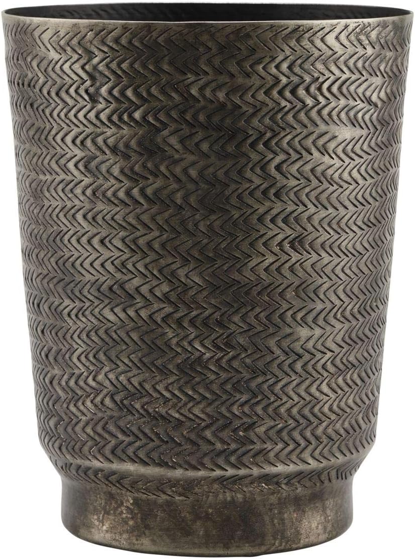 House Doctor 211230500, Blumenkasten, Oli, Mattschwarzes Finish, Aluminium