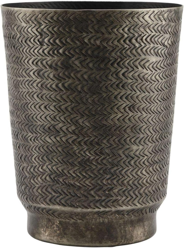 House Doctor 211230500, Blumenkasten, Oli, Mattschwarzes Finish, Aluminium