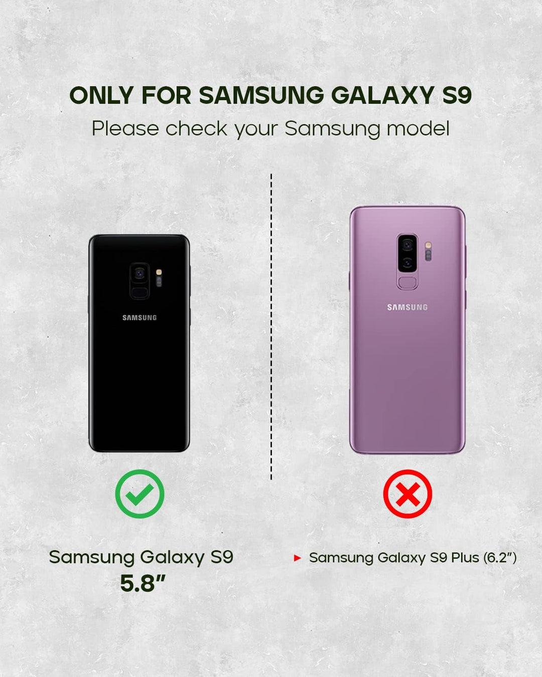 Porter Riley - Lederhülle für Samsung Galaxy S9. Premium Echtleder Standhülle/Cover/Brieftasche mit