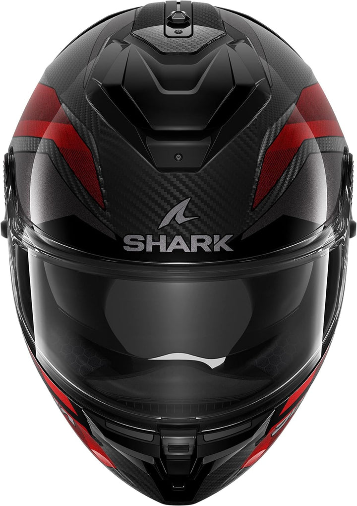 Shark Spartan GT Pro Ritmo Carbon Carbon Red Chrom DRU Full Face Helmet, S