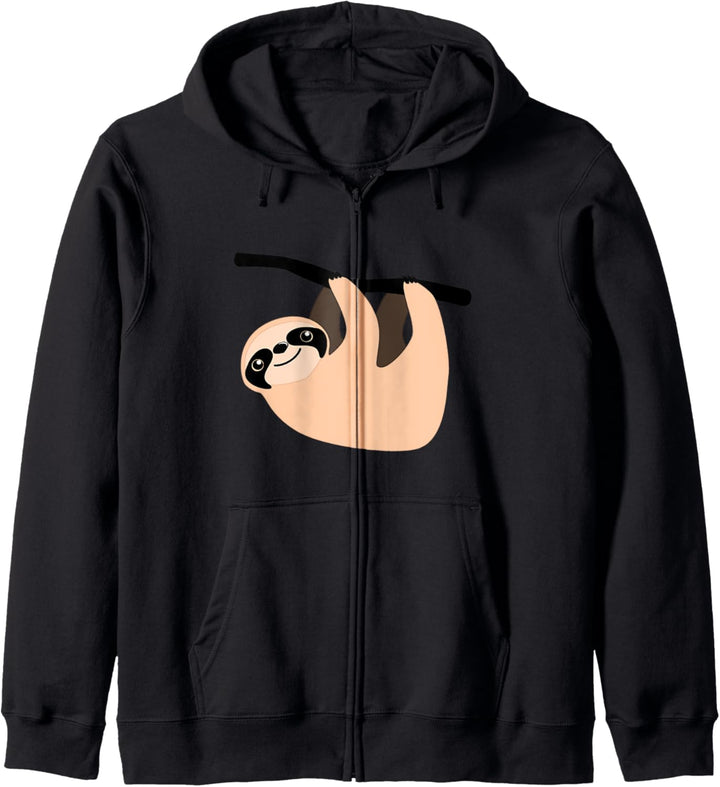 Hanging Sloth - Cute Retro Sloth Kapuzenjacke