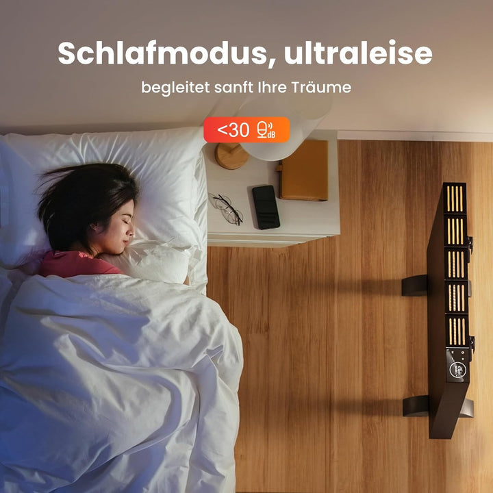 EMKE Elektroheizung Energiesparend Elektroheizkörper 1000W Standgerät oder Wandmontag Heizung Elektr