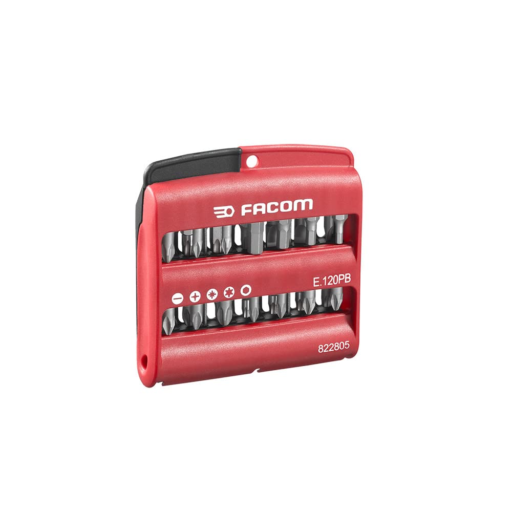 Facom E.120PG Etui mit 28 Bolzen + Tasche