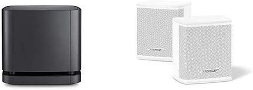 BOSE Lautsprecher Bass Module 500 Schwarz & eakers Weiss