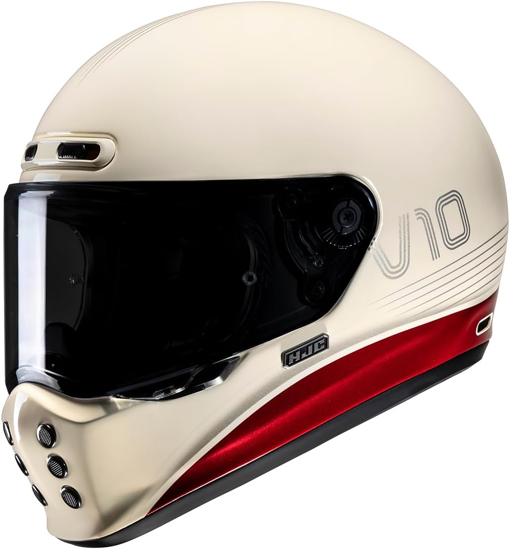 HJC V10 Tami Integralhelm (beige/rot) 09L, 09L