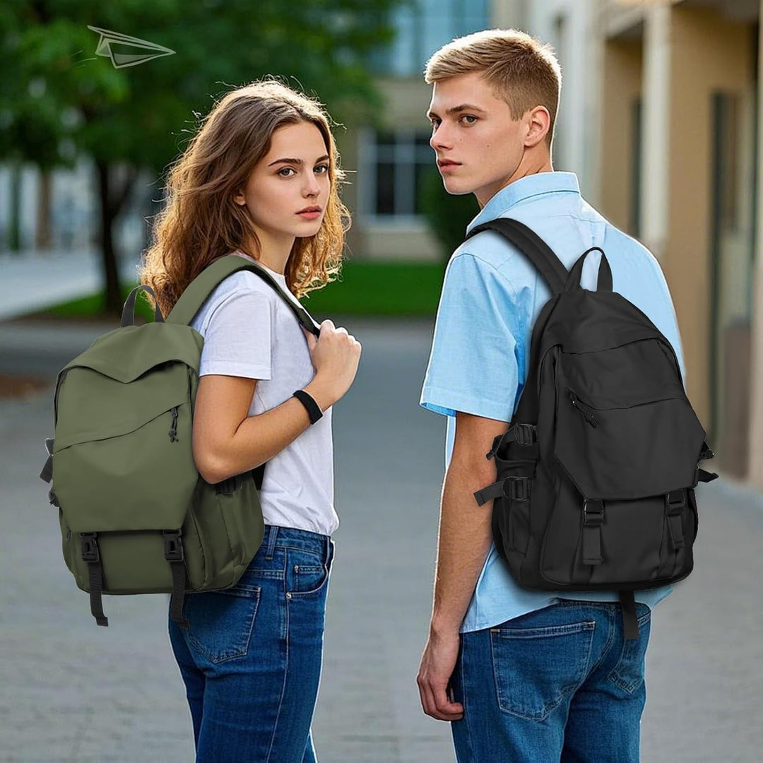 Leichte Schultasche Casual Daypack College Laptop -Rucksack für Männer Frauen Wasserfestes Reise Ruc