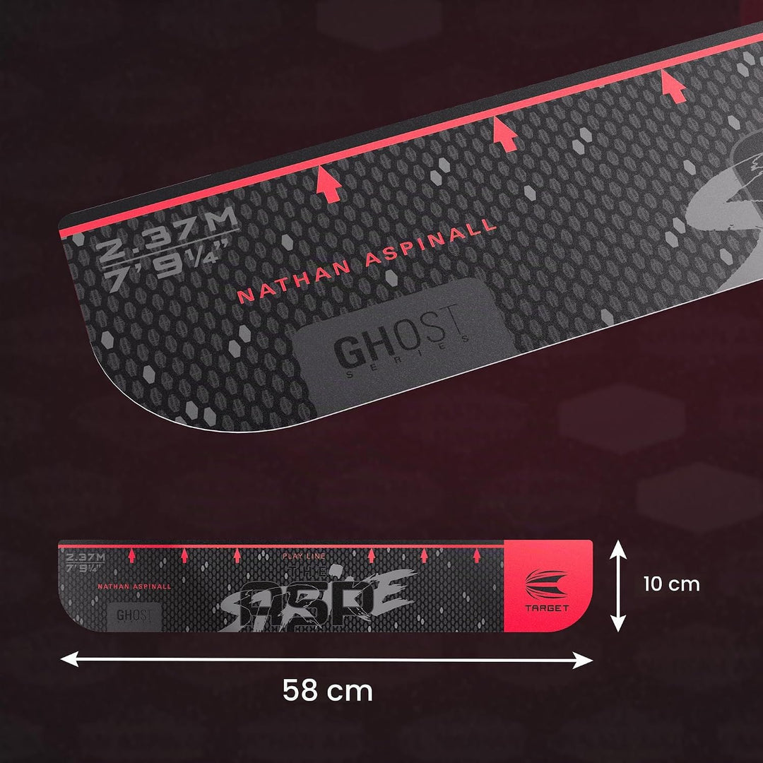 Target Darts Nathan Aspinall Ghost Series Oche Throw Line – “The Asp” Dart-Wurflinienmarkierung für