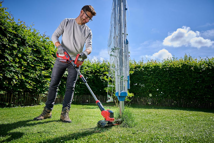 Einhell Akku-Rasentrimmer GE-CT 18/25-1 Li-Solo Power X-Change (18 V, 25 cm Schnittbreite, dreh-/nei