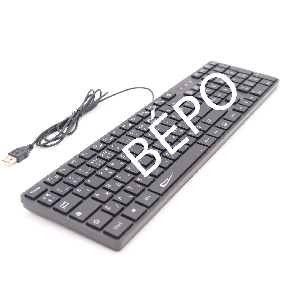 Bépo Dvorak Tastatur – zum Schreiben von Plus Vite (einfach) Simpel, Simpel