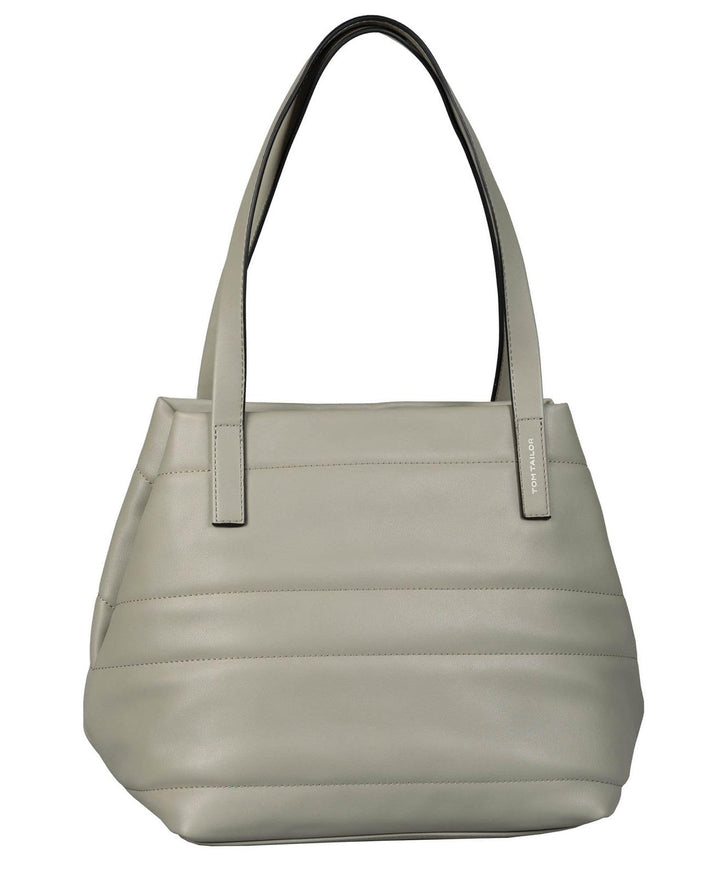 Tom Tailor and Denim Tom Tailor Bags Damen Miri Quilted Shopper, 42x20x28 Mid Grey, Mid Grey