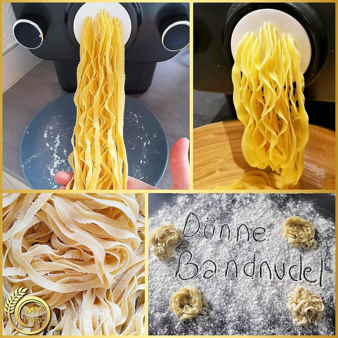 MY Pasta - dünne Bandnudeln - Zubehör für Pastamaker - Pasta Disc kompatibel mit Pasta Maker Avance