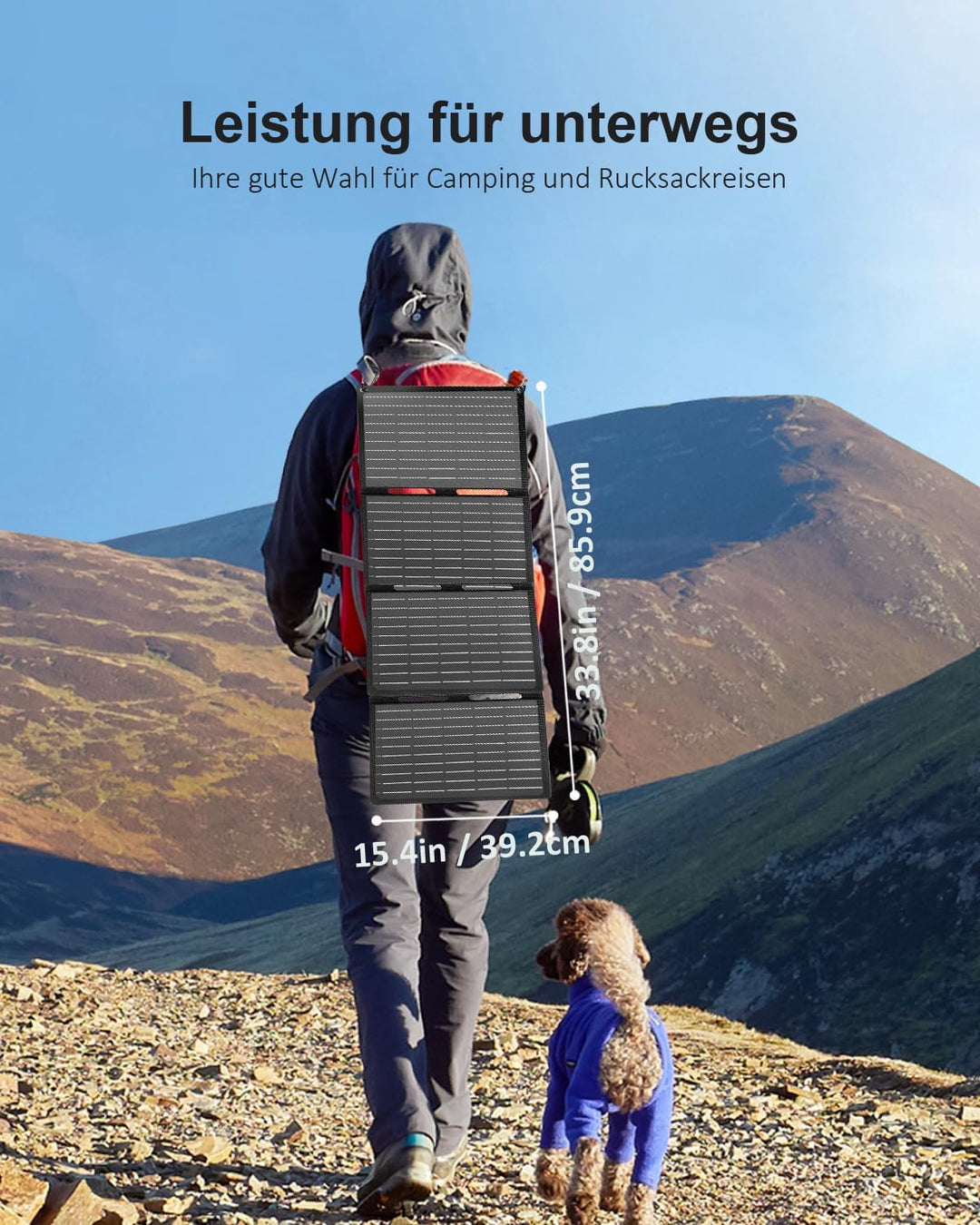 ELECAENTA 60W Tragbar Solar Ladegerät Monokristallin ETFE Solarpanel Ultraleichtes IP68 Solarmodul F