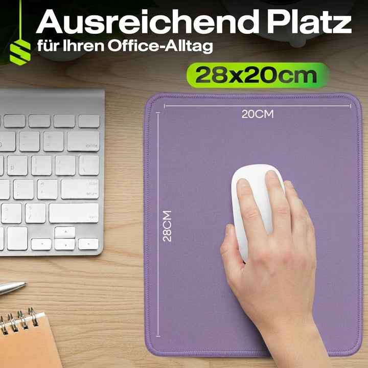 Sidorenko Mauspad 28x20cm - Mousepad mit Vernähte Kanten - Mouse Pad rutschfest - Mausunterlage in F