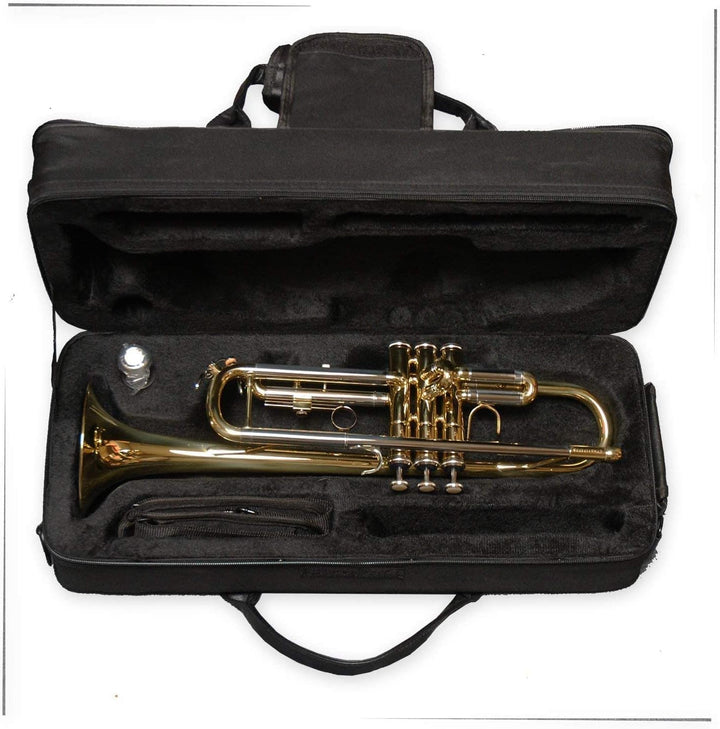 Tuyama® TTR-171 B-Trompete aus Messing - komplett mit Mundstück, Koffer und Zubehör