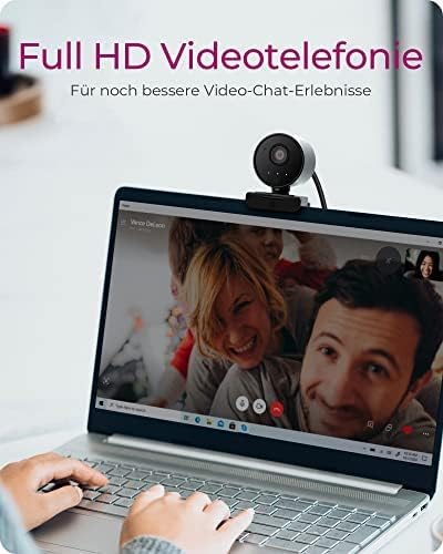 IcyBox Full-HD Webcam IB-CAM502-HD mit Fernbedienung