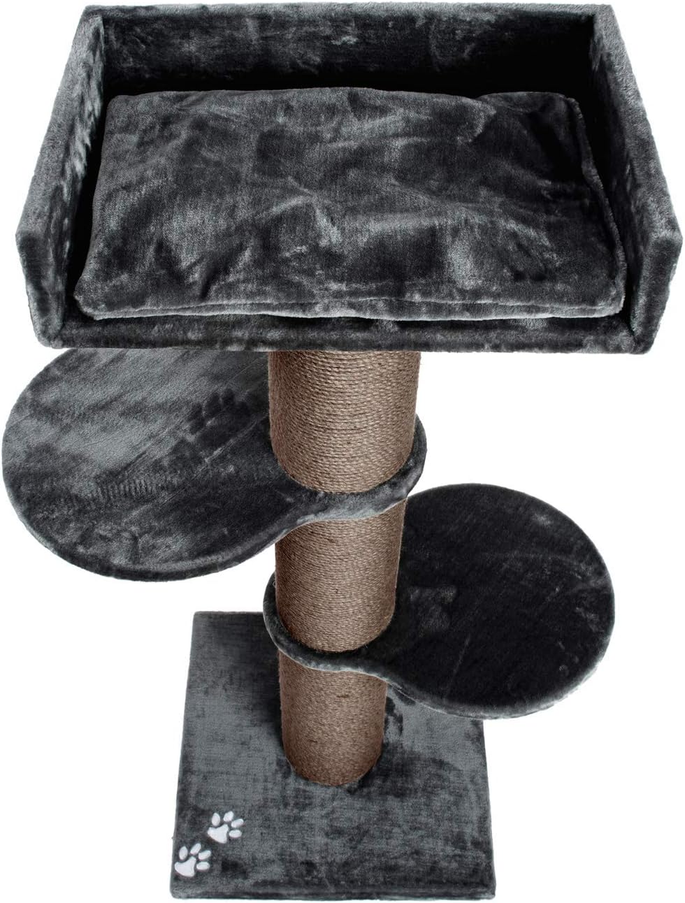 JAMAXX Premium 155cm XXL Kratzbaum für grosse schwere Katzen 20cm extra-starker Stamm, 4cm Starke Bo