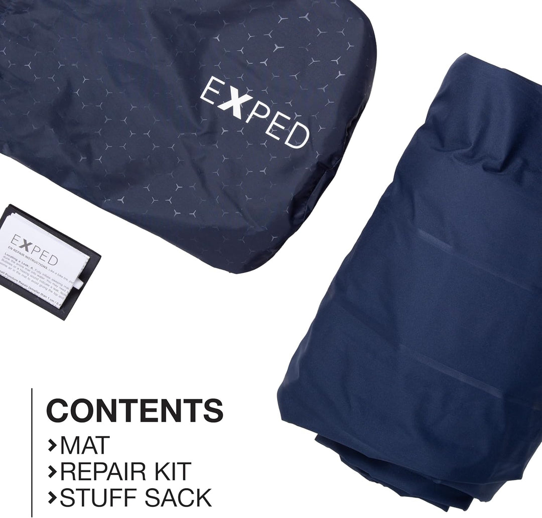 Exped Versa 4r Lw Blau - Komfortable isolierte Schlafmatte, Grösse 197 cm - Farbe Navy