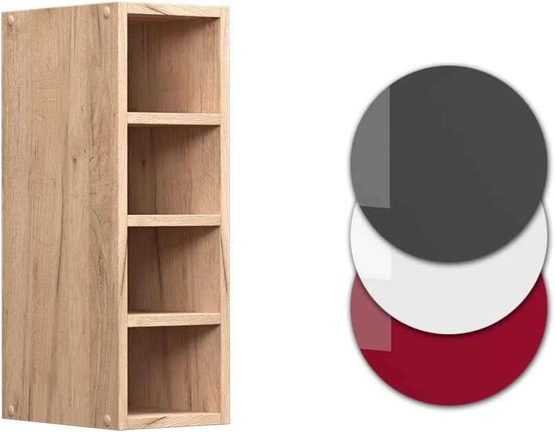 Vicco Hängeschrank R-Line, Goldkraft Eiche/Goldkraft Eiche, 20 cm Goldkraft Eiche Regalhängeschrank