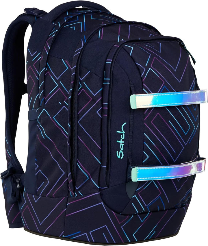 Satch Pack ab 5. Klasse ergonomisch 30L Stauraum standfest Organisationstalent Einheitsgrösse Purple