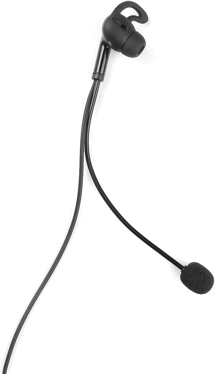 Lechnical Schiedsrichter-Headset, In-Ear-Kopfhörer mit Mikrofon-Ersatz für V6 Pro/V6C/V4 Plus/V4C Pl