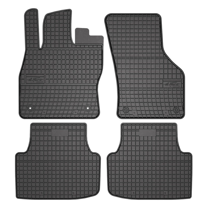 FROGUM EL Toro Gummimatten Ganzjähriges-Set von Autofussmatte Auto Fussmatten für SEAT Leon IV ab 20