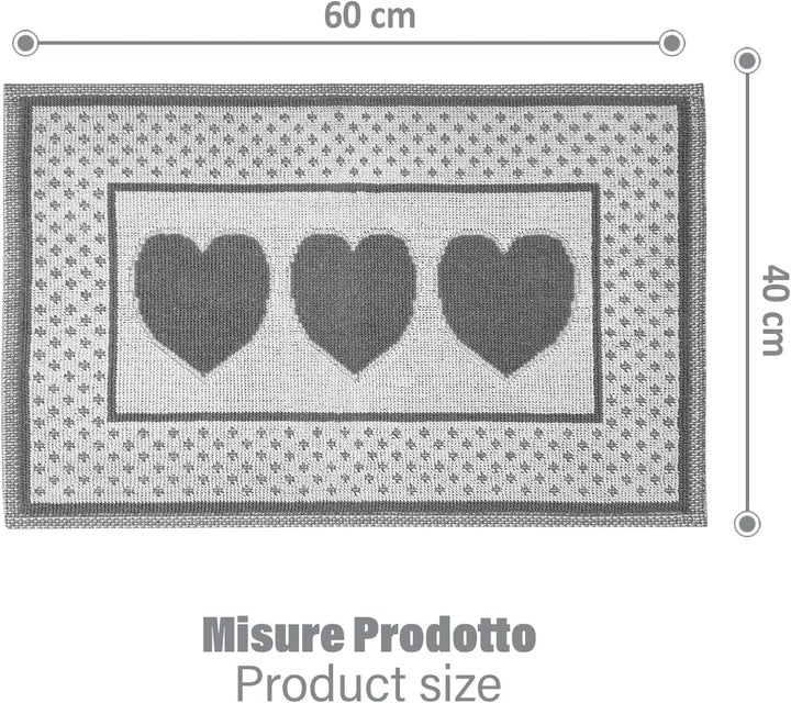 Badteppich rutschfest waschbar & weich - Ideal als Badematte, Badezimmerteppich oder Badvorleger - B