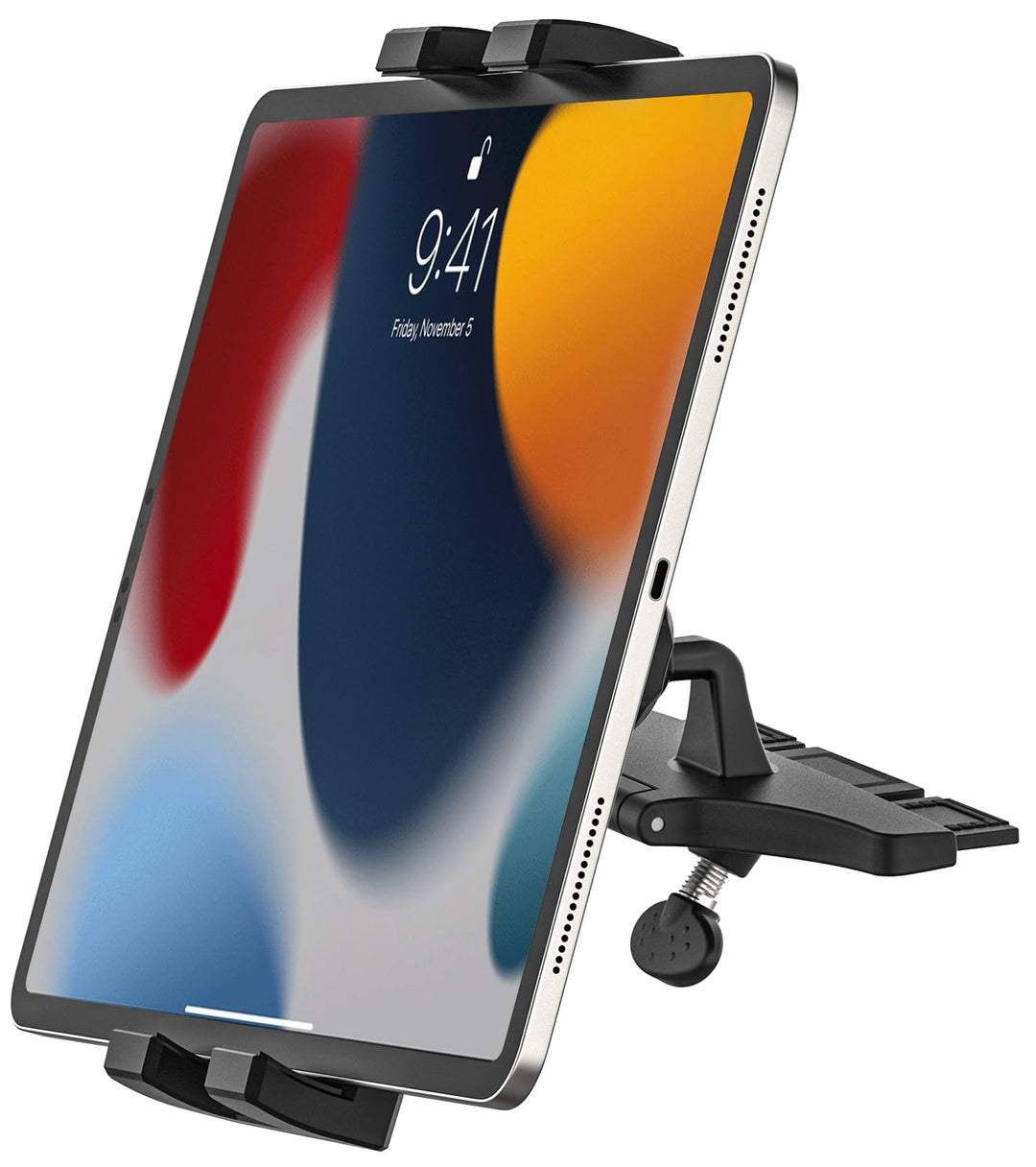 Stabile CD Schlitz Auto Tablet Halterung, woleyi CD Player KFZ Tablet Handyhalterung mit voller Dreh