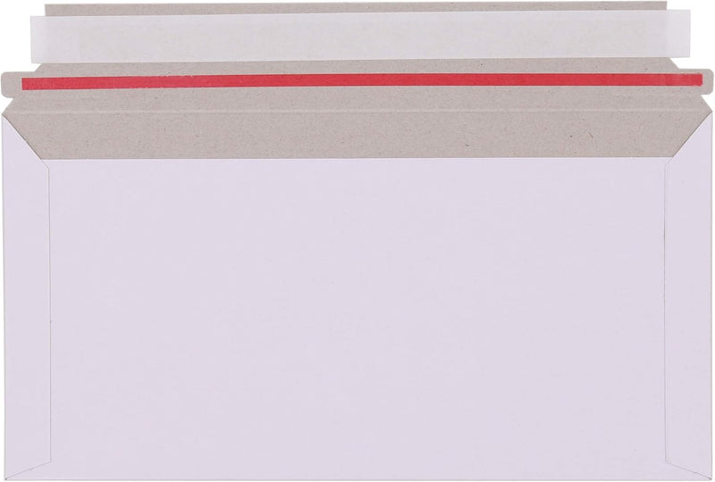 Umschläge Grösse: 230x120 mm Vollpapptasche Haftklebung mit Abziehstreifen Versandhülle Lang Pappe K