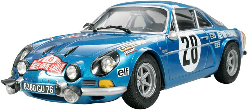 TAMIYA 300024278 Renault 300024278-1:24 Alpine A110 ´71 Monte Carlo,originalgetreue Nachbildung, Pla