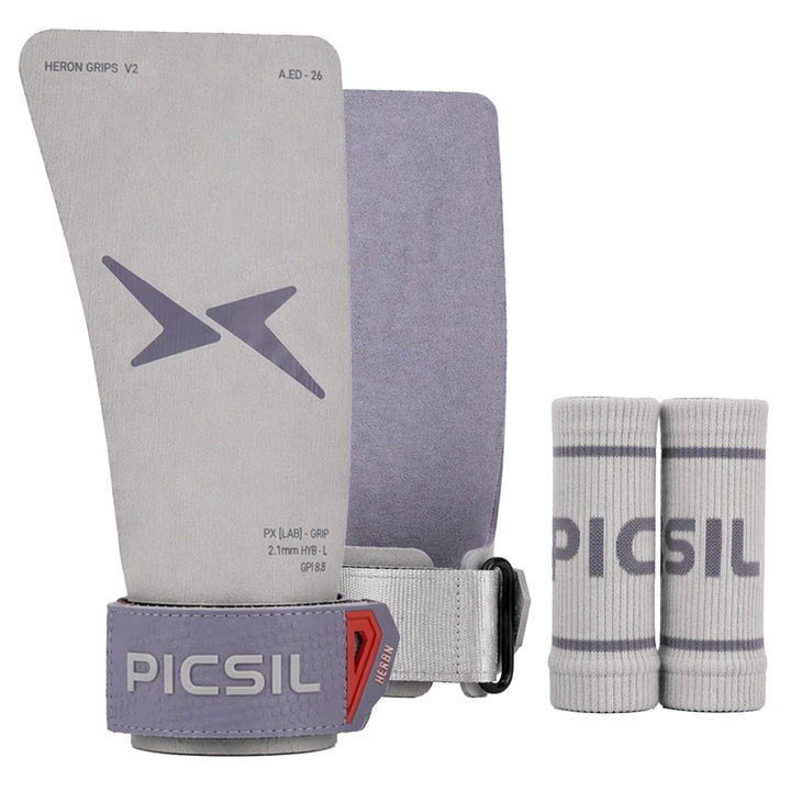 PICSIL Heron Hand Grips – Handschutz aus Aramidfasern, Nutzung mit oder ohne Magnesia, für WOD, Cros