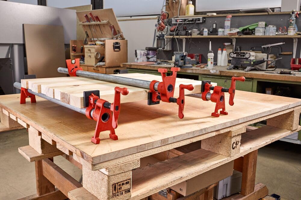 Bessey BPC-H12 Rohrschellen, 1,27 cm, H-Stil, Rot, Rohrschellen