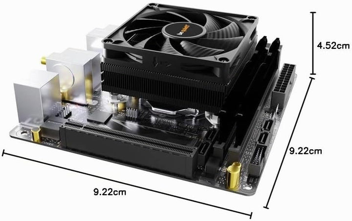 be quiet! Pure Rock LP, CPU Kühler, 100W TDP, be quiet! 92mm PWM-Lüfter, 3 Heatpipes, platzsparendes