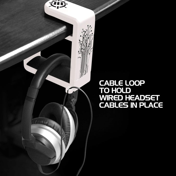ENHANCE PC Gaming Headset Kopfhörer Halterung Hanger Mount Kopfhörer Stand mit verstellbaren & Schwe