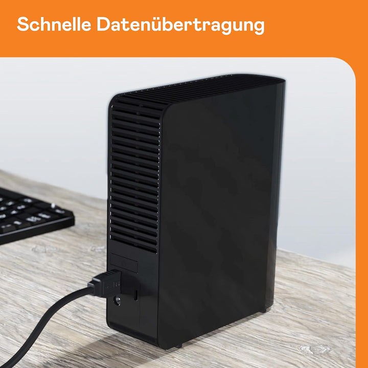 WD Elements Desktop-Speicher 4 TB (Desktop-Speicher USB 3.0-kompatibel, Zusatzspeicher für Fotos, Mu