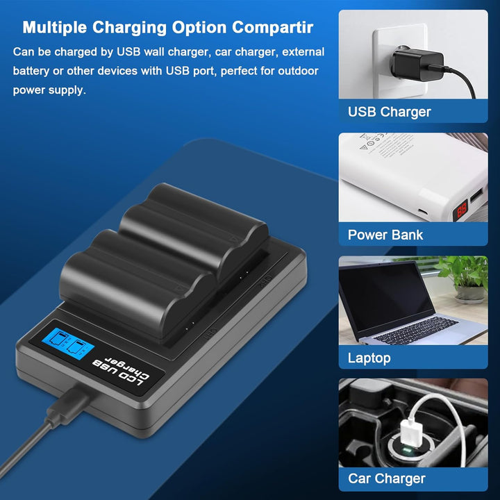 Shentec Li-ion 7.2V 2000mAh Akku für NP-W235 kompatibel mit Fujifilm X-T4 Fujifilm VG-XT4 Fujifilm X