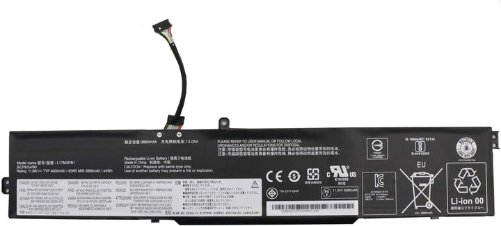L17M3PB1 L17D3PB0 5B10Q71254 L17C3PB0 5B10Q71252 5B10Q71251 5B10W67266 5B10W67404 Laptop Batterie Er