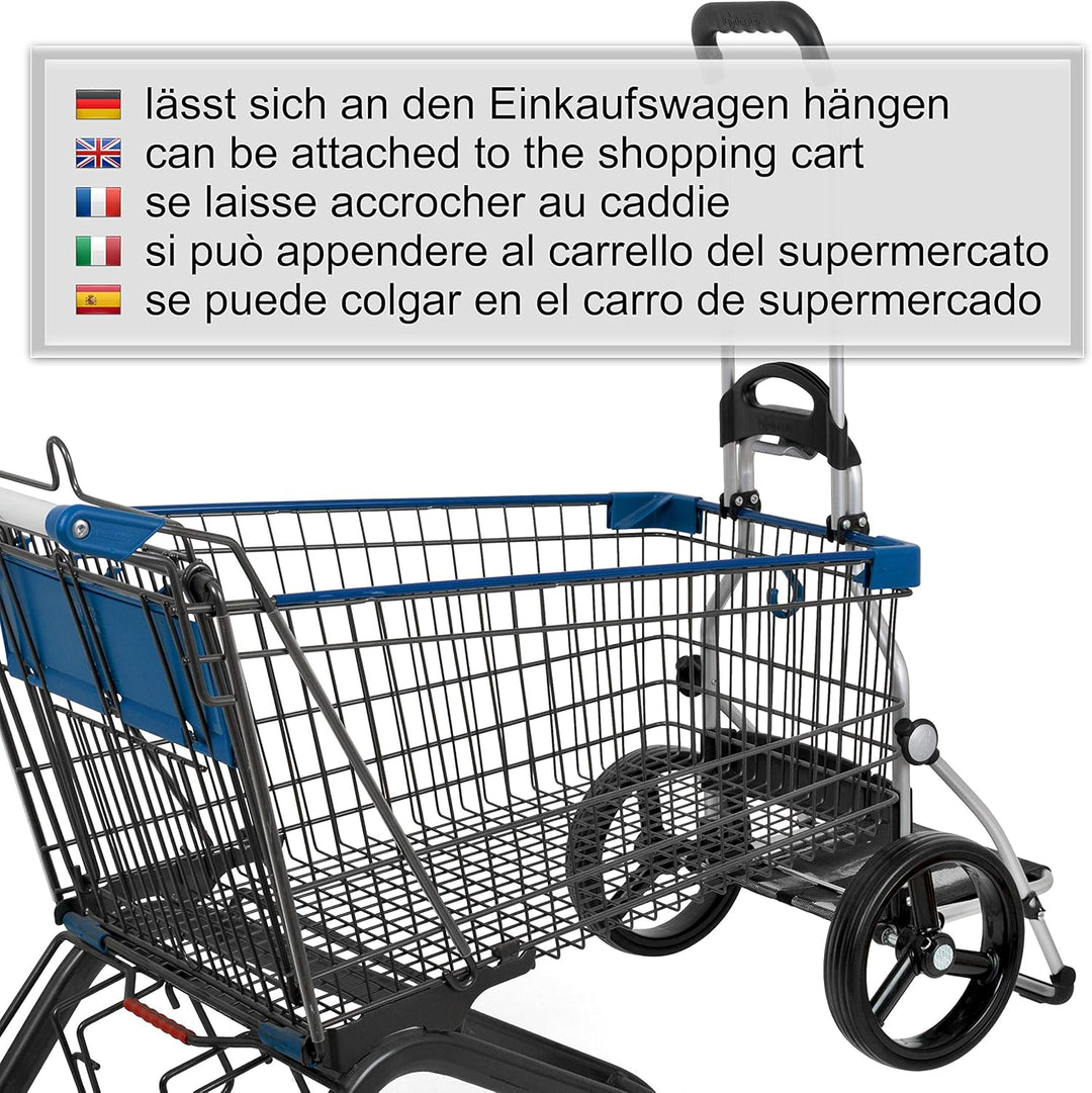 Andersen Shopper Royal mit 3-Speichenrad Alu klappbar mit Rad Ø 25cm und 51 Liter Tasche Mole