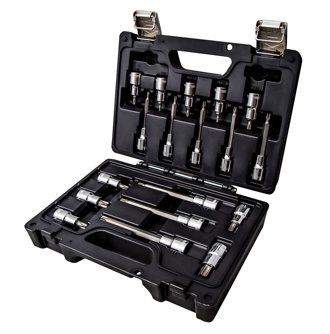 Beta 923E-TX/C18 - Steckschlüsselsatz, 18teilig, für Torx®-Schrauben (Art. 923TX), im Kasten Vorgäng