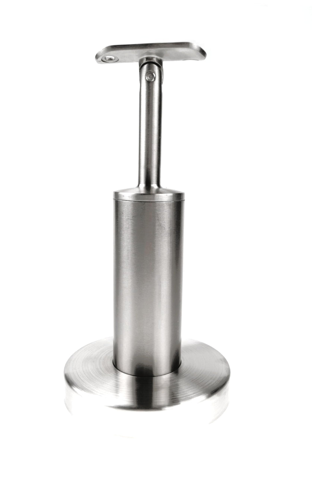 Sellon24® Edelstahl Pfosten 200 mm 42,4 rund Brüstungserhöhung Mauer Geländer Handlauf V2A Balkon Tr