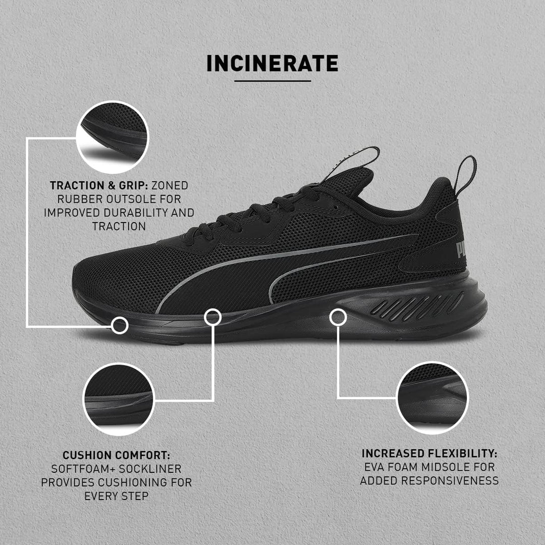 PUMA Strassen-Laufschuh Herren 44.5 EU Puma Black Puma Black, 44.5 EU Puma Black Puma Black