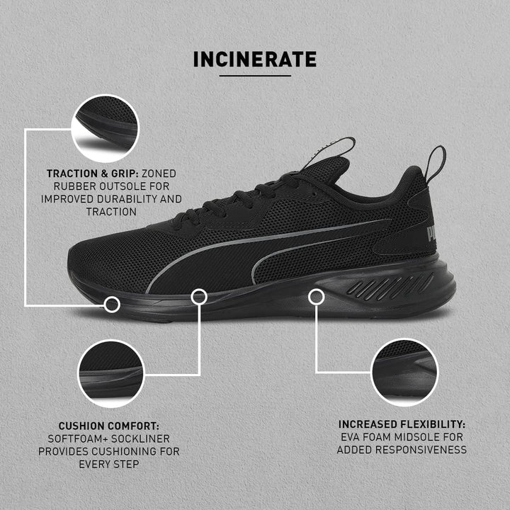 PUMA Strassen-Laufschuh Herren 44.5 EU Puma Black Puma Black, 44.5 EU Puma Black Puma Black