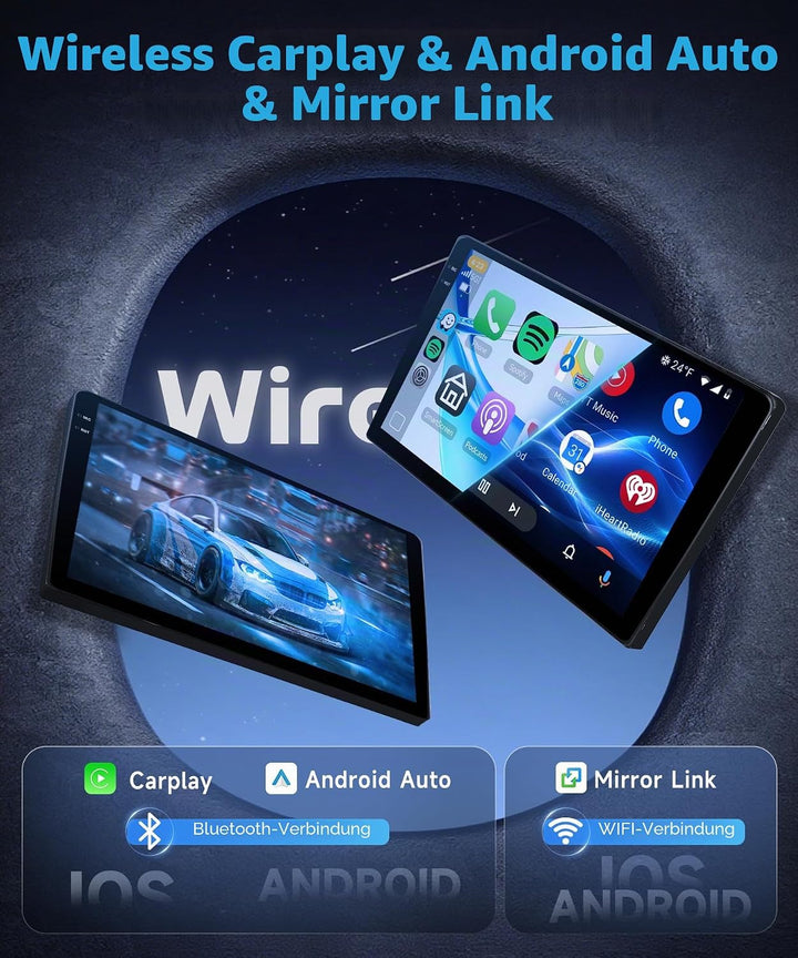 Rimoody 4G+128G Android Autoradio für Seat Ibiza 6j 2012-2015 9 Zoll IN-Cell Wireless Carplay Autora