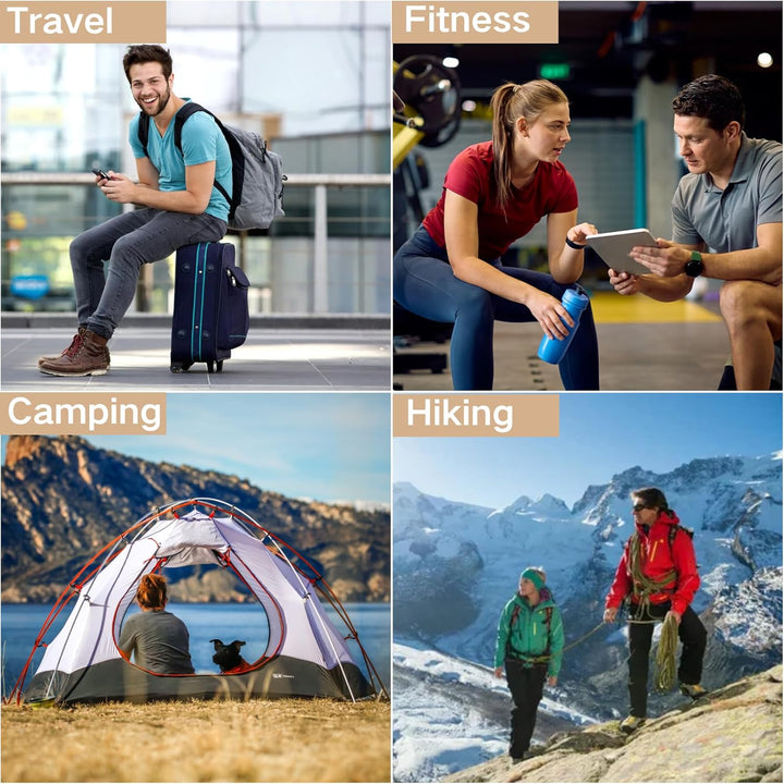 Sporttasche Herren 55L Reisetasche Damen mit Schuhfach Nassfach Wasserdicht Weekender Travel Gym Bag