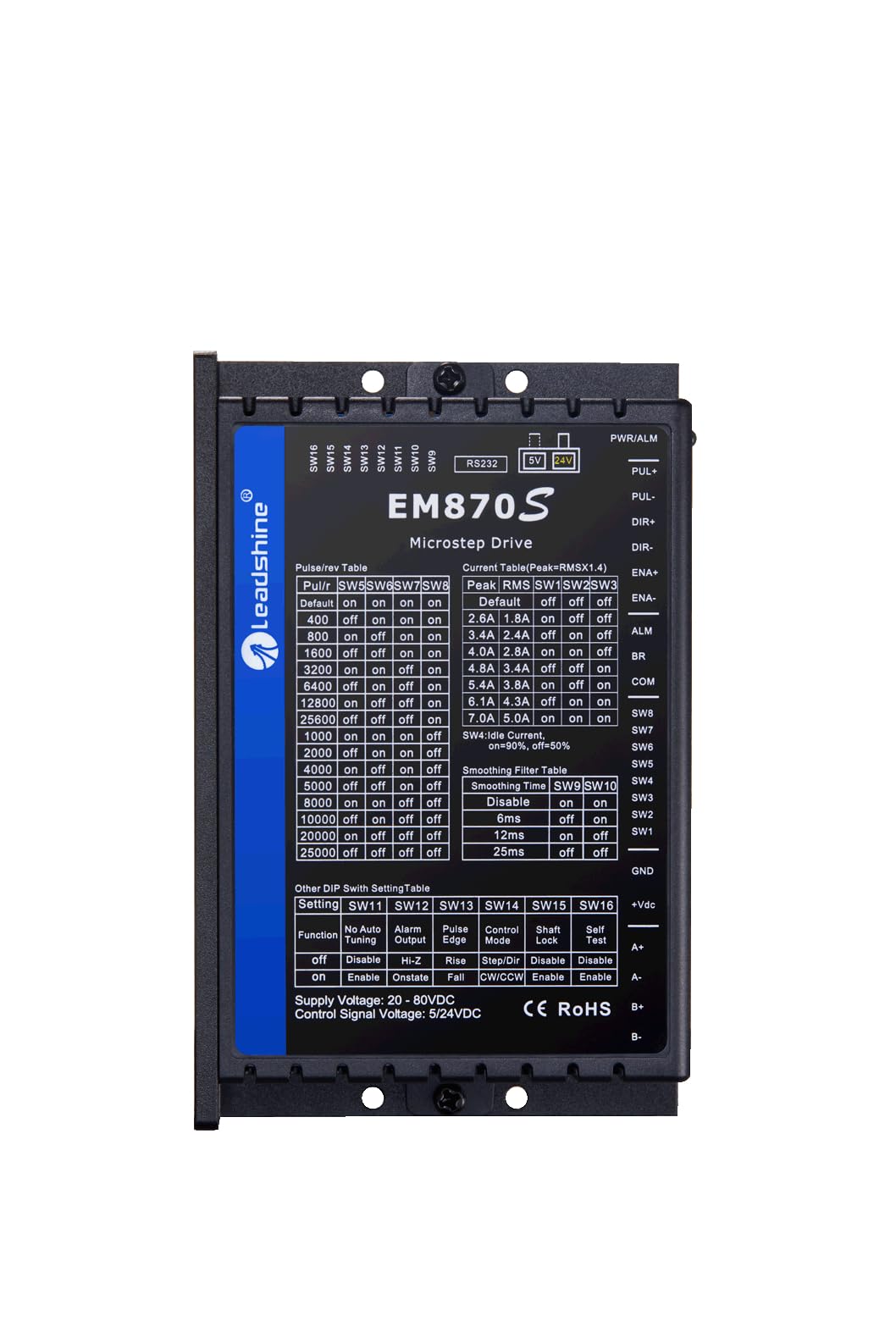 Leadshine EM870S Schrittmotor Treiber Digital