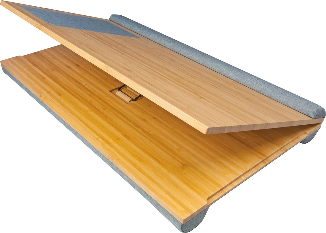 SCHWAIGER 659917 Bambus Laptop Notebook Ständer Knieauflage Computertisch Laptop-Halterung Schreibti