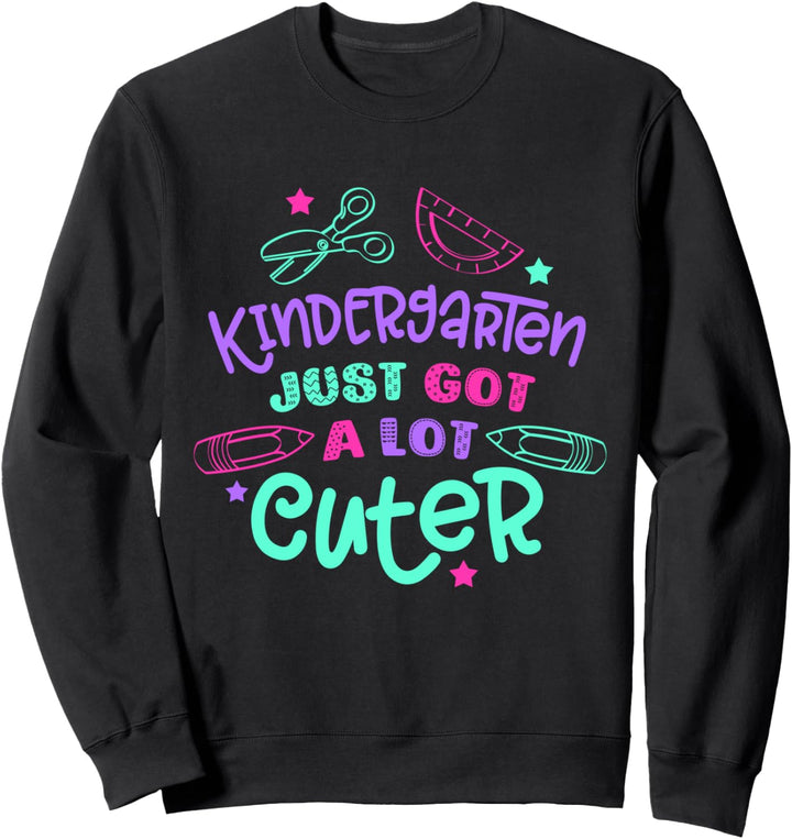 Kindergarten erster Tag Schulanfang für Mädchen Sweatshirt