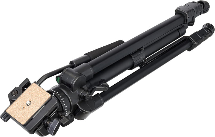 Levenhuk Level Plus VT20 Stabiles Bodenstativ Mit Wasserwaage, Fluidkopf Und 600—1650 mm Höhe Für Op
